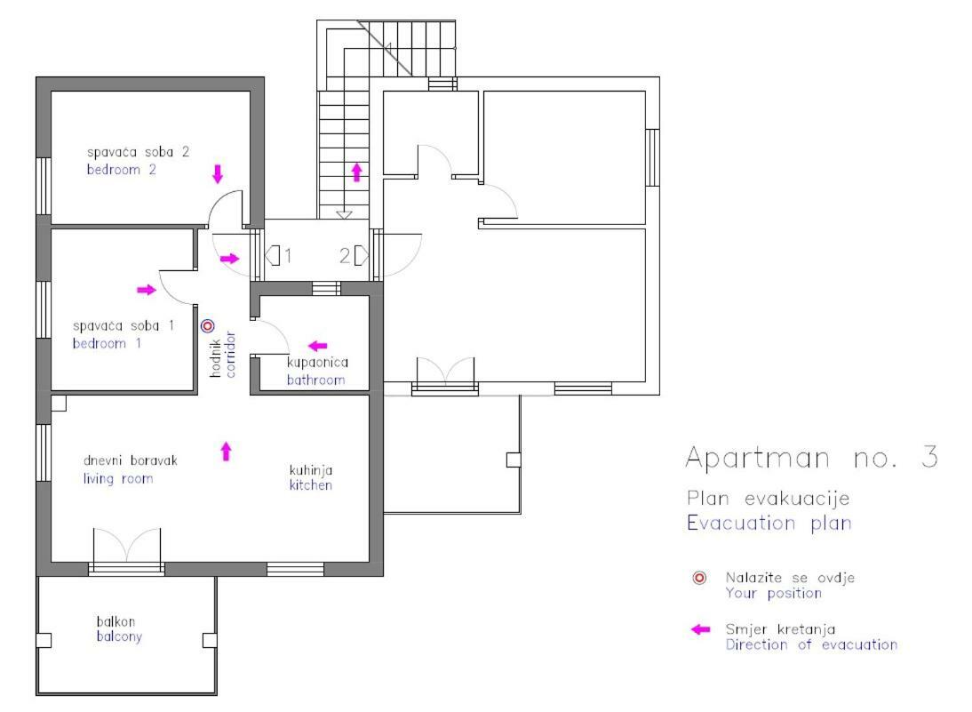 Apartment Traversa Новалья Экстерьер фото